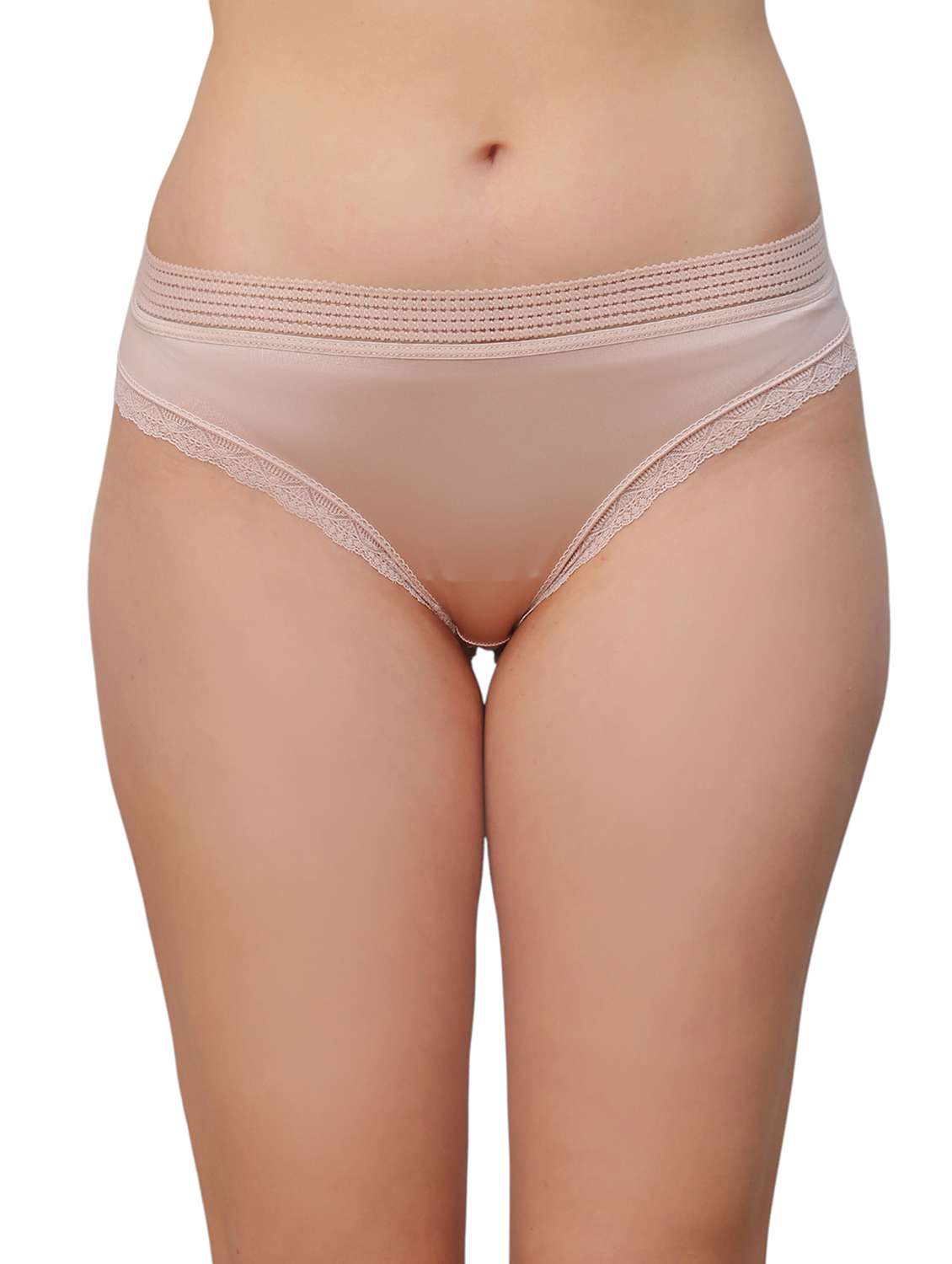 women solid mid rise bikini panty
