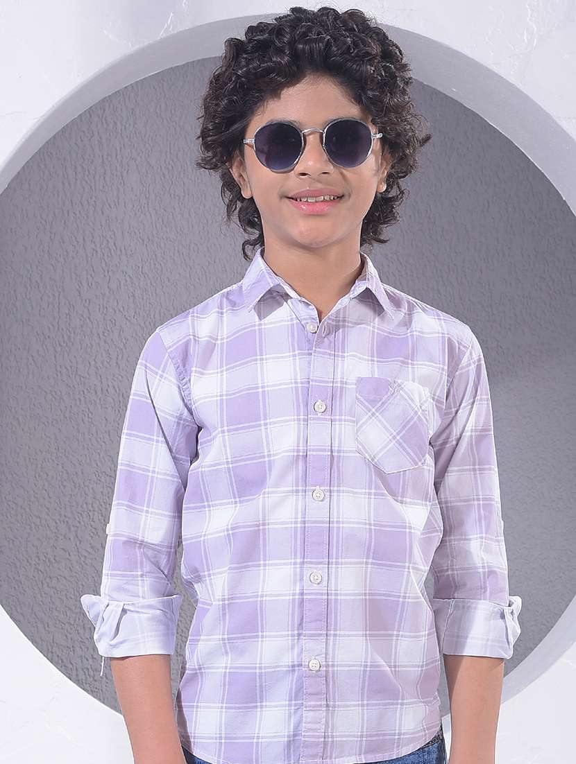 boys collared long sleeve shirt 