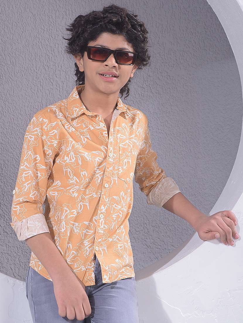 boys collared long sleeve shirt 