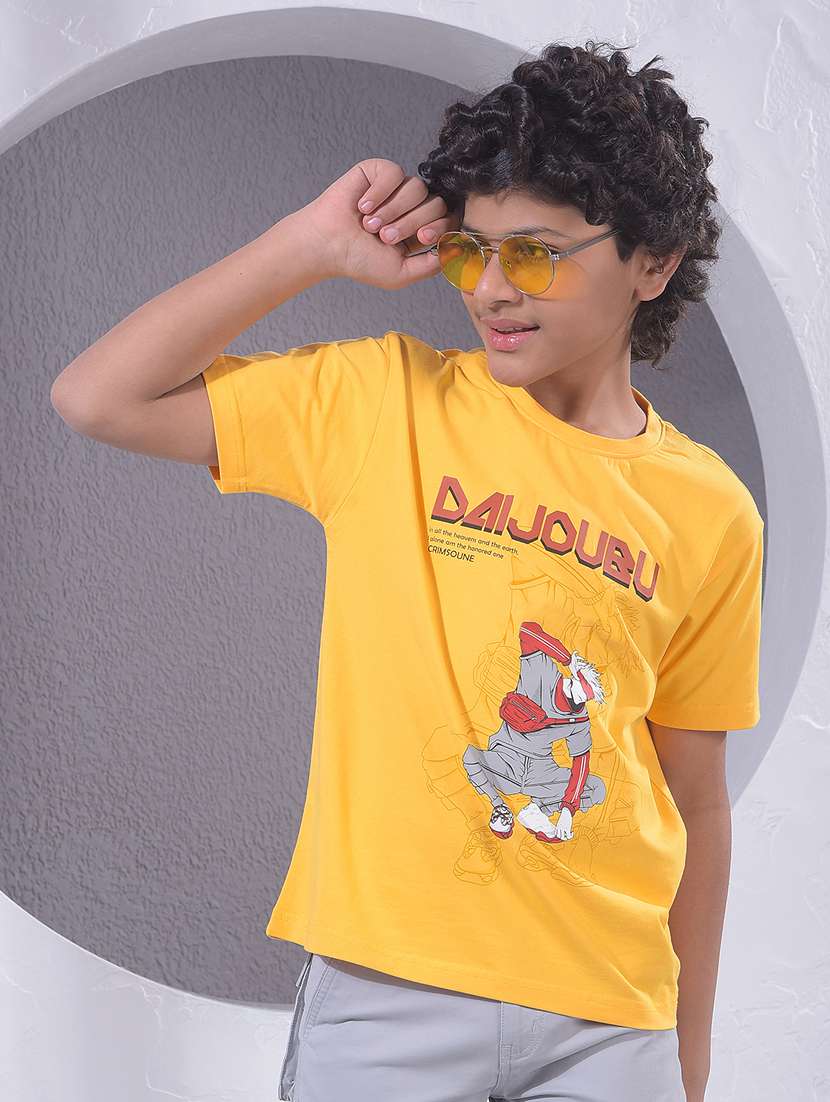boys printed short sleeve t-shirt