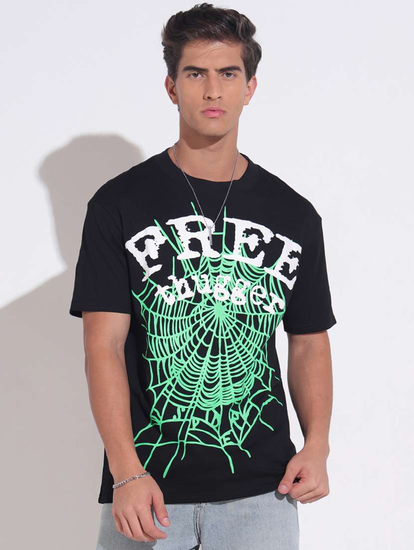 men printed short sleeve oversized t-shirt - 22396211 -  Standard Image - 3