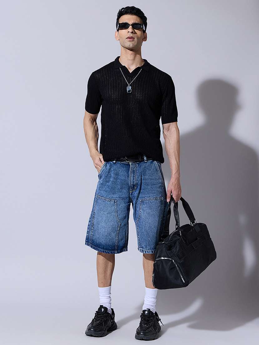 men self design short sleeve regular fit polo t-shirt - 22396215 -  Standard Image - 5