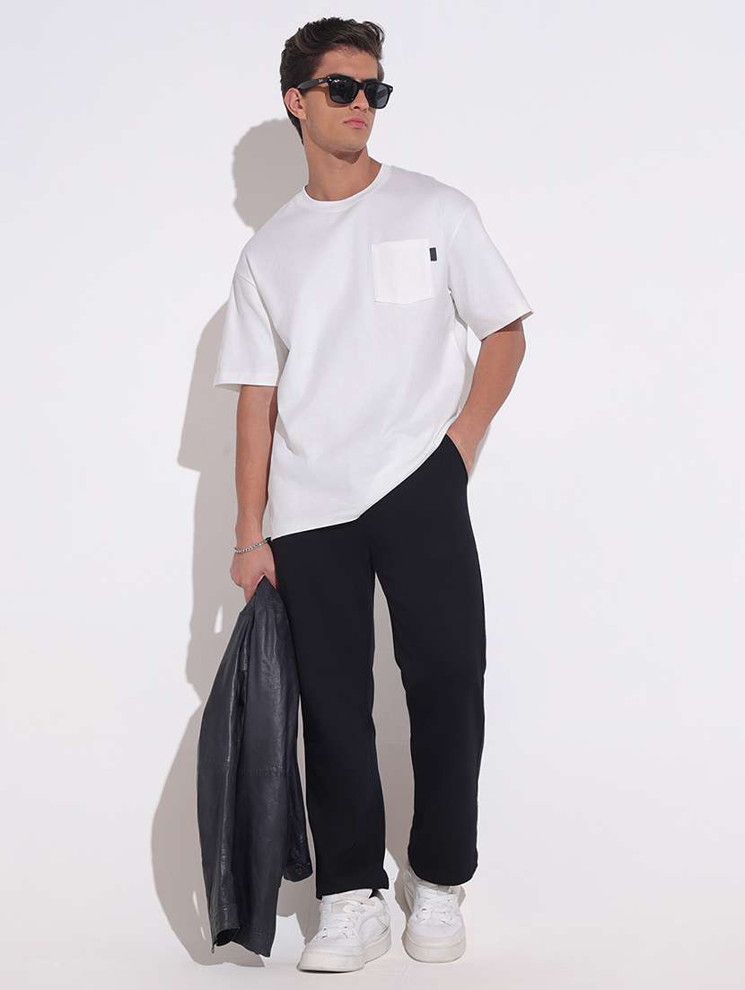 men solid short sleeve oversized t-shirt - 22396216 -  Standard Image - 5