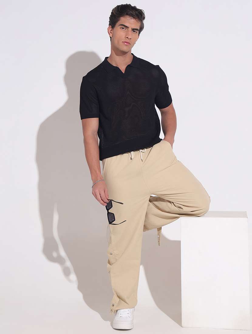 men self design short sleeve regular fit polo t-shirt - 22396217 -  Standard Image - 5