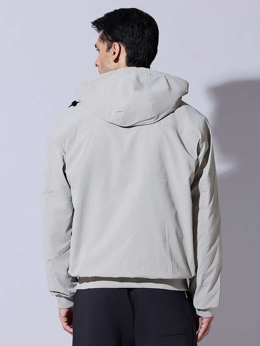 men solid long sleeve reversible bomber jacket - 22396347 -  Standard Image - 3