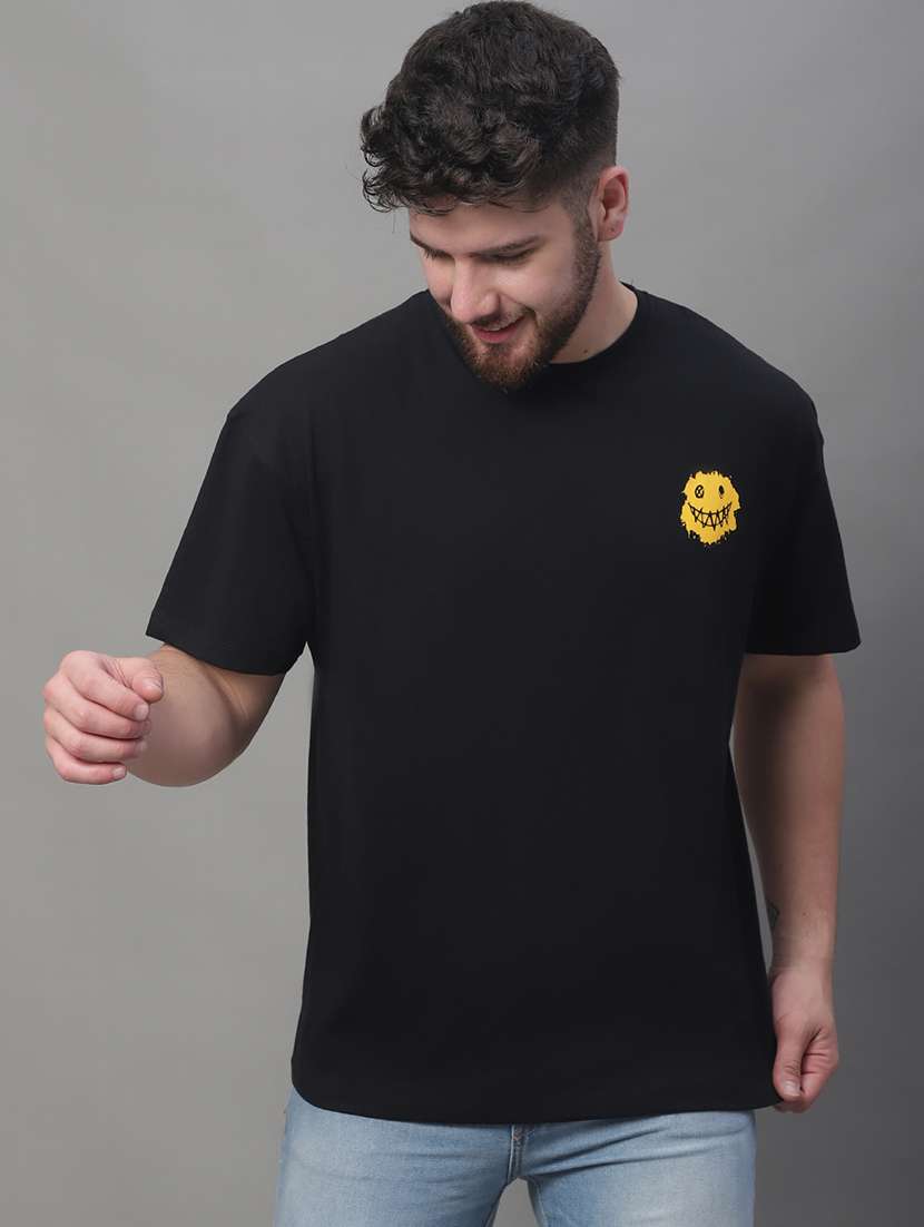 men printed short sleeve oversized t-shirt - 22396364 -  Standard Image - 3