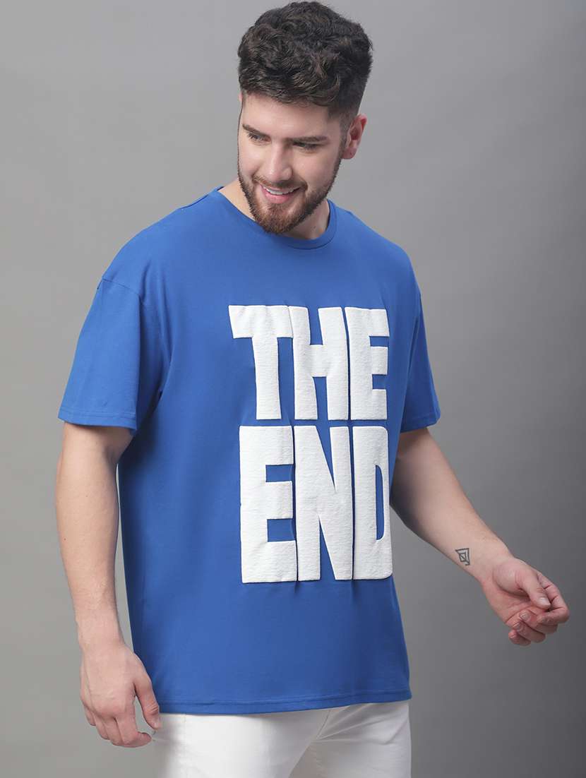 men typographic short sleeve oversized t-shirt - 22396365 -  Standard Image - 3