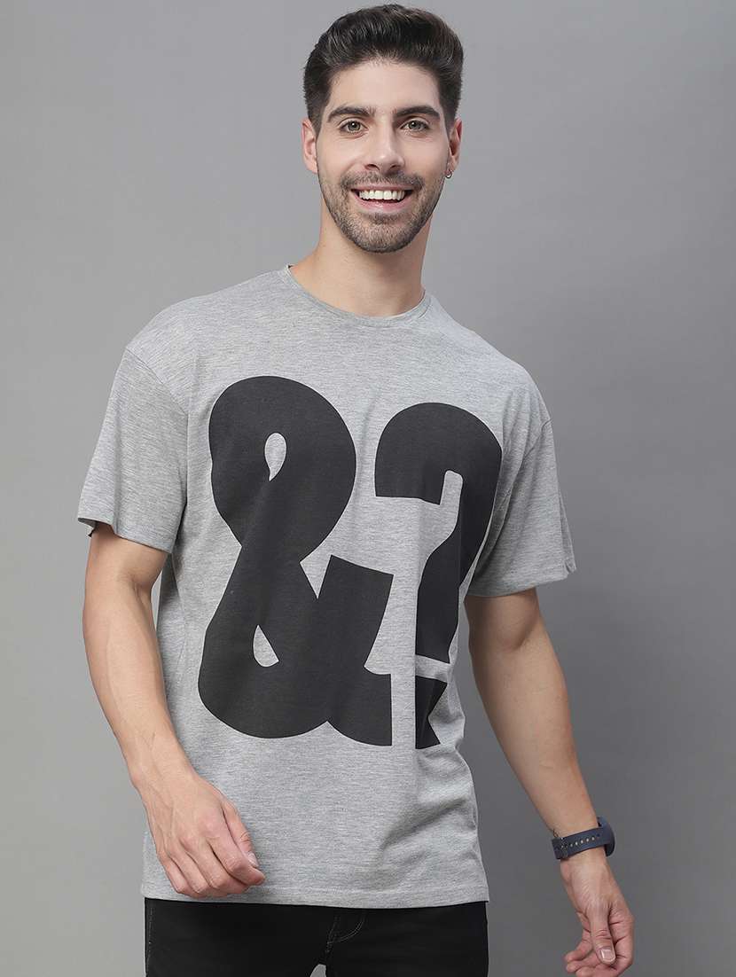 men typographic short sleeve oversized t-shirt