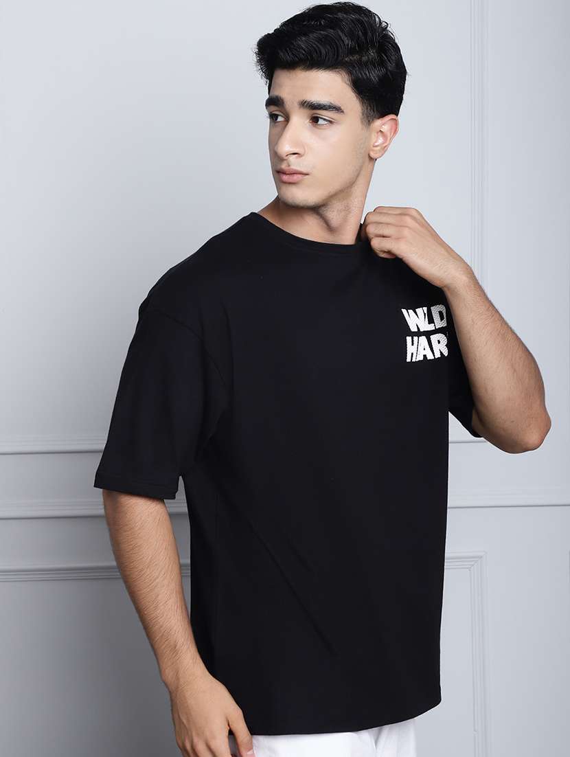 men printed short sleeve oversized t-shirt - 22396369 -  Standard Image - 3