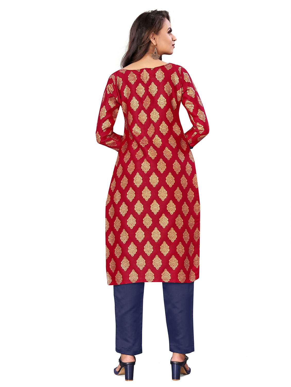 women self design unstitched suit set - 22397120 -  Standard Image - 3
