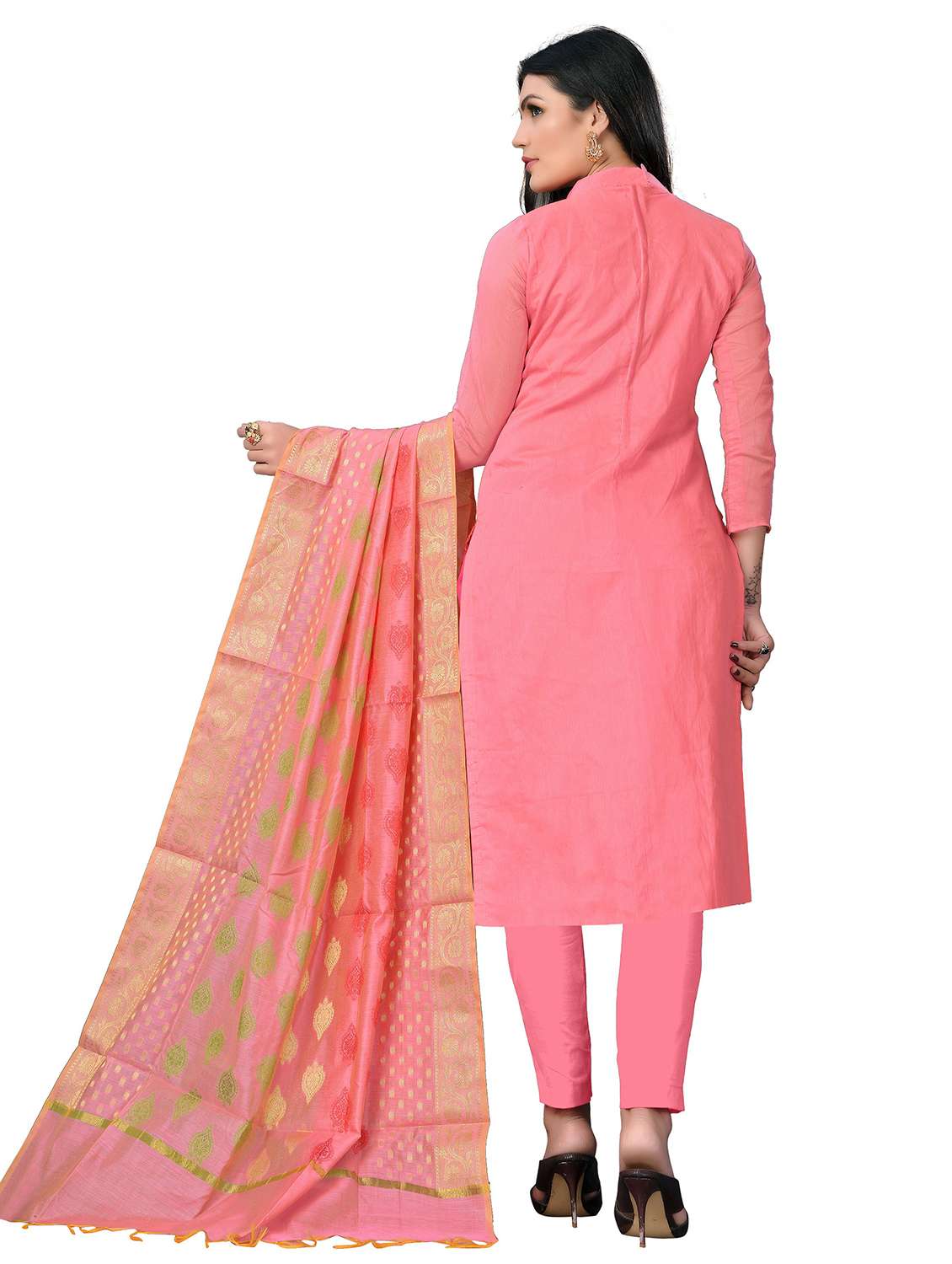 women self design unstitched suit set - 22397213 -  Standard Image - 3