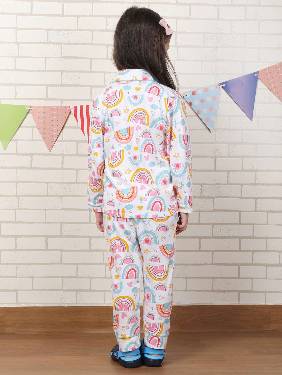 kids printed nightwear pyjama set - 22397278 -  Standard Image - 3