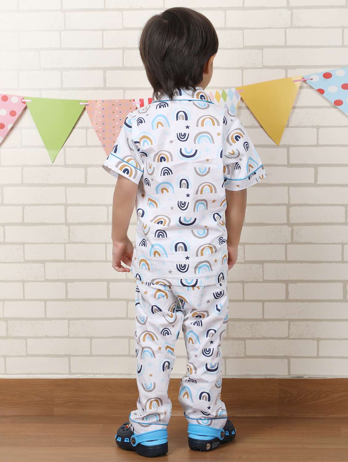 kids printed nightwear pyjama set - 22397288 -  Standard Image - 3