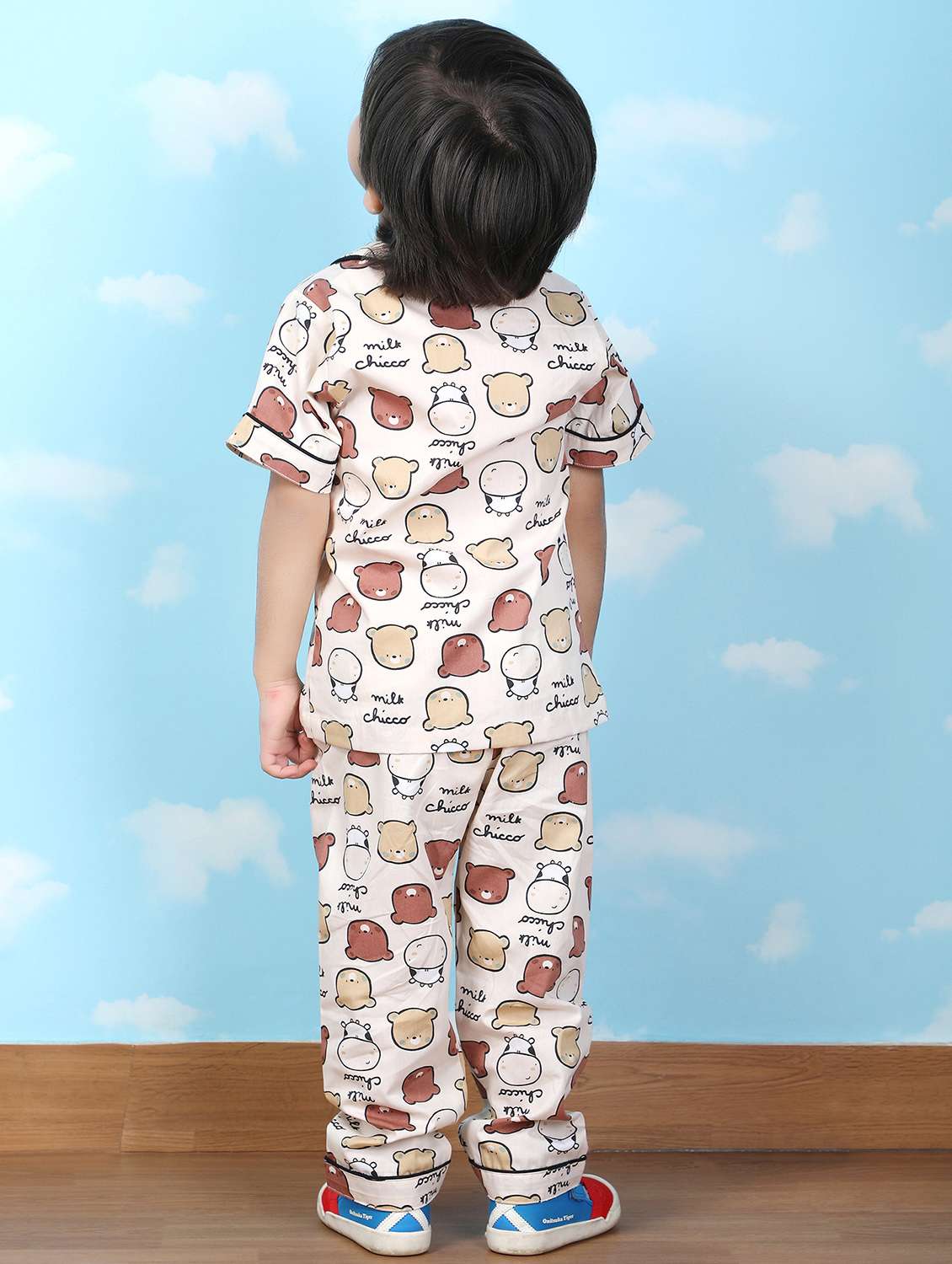kids printed nightwear pyjama set - 22397289 -  Standard Image - 3