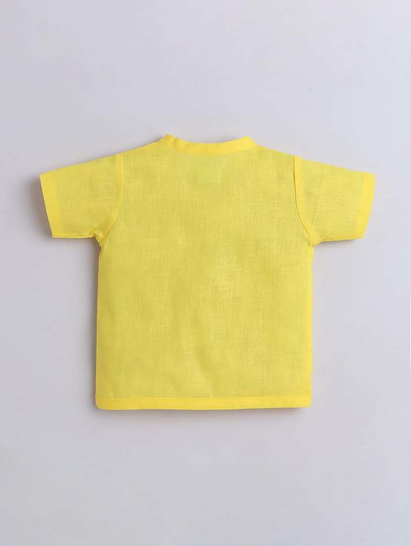 kids pack of 3 printed short sleeve jhabla - 22397365 -  Standard Image - 3