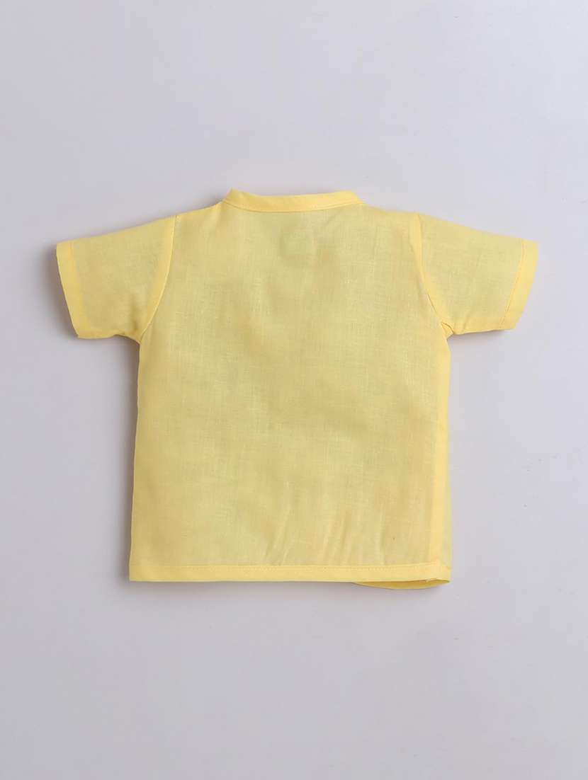 kids pack of 3 printed short sleeve jhabla - 22397366 -  Standard Image - 3