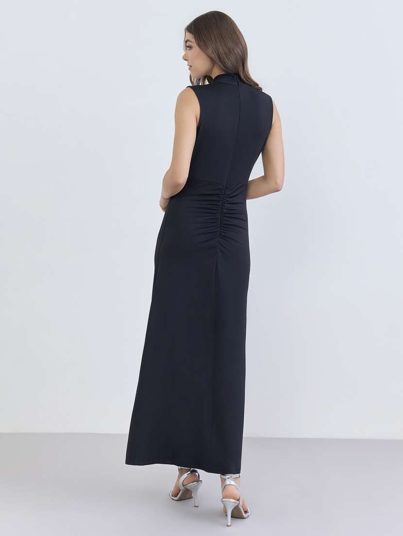 women solid sleeveless bodycon dress - 22397826 -  Standard Image - 3