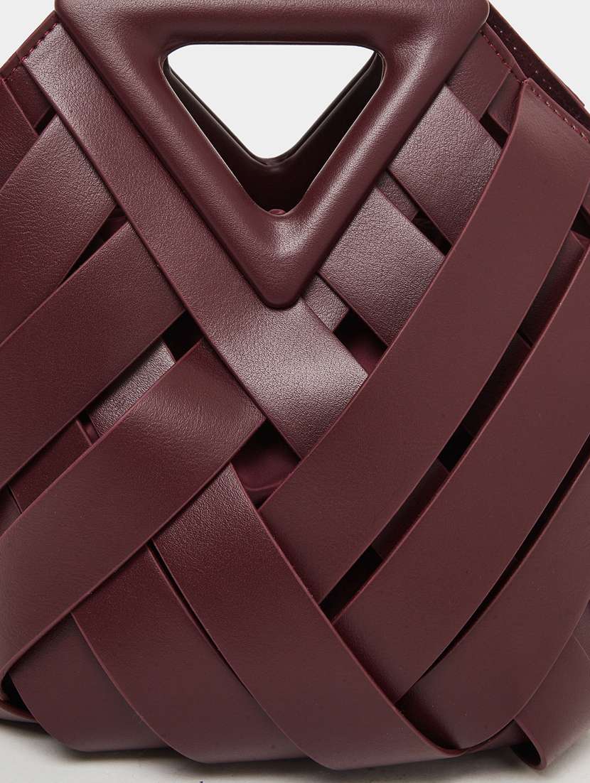 women maroonn solid sling bag - 22397999 -  Standard Image - 3