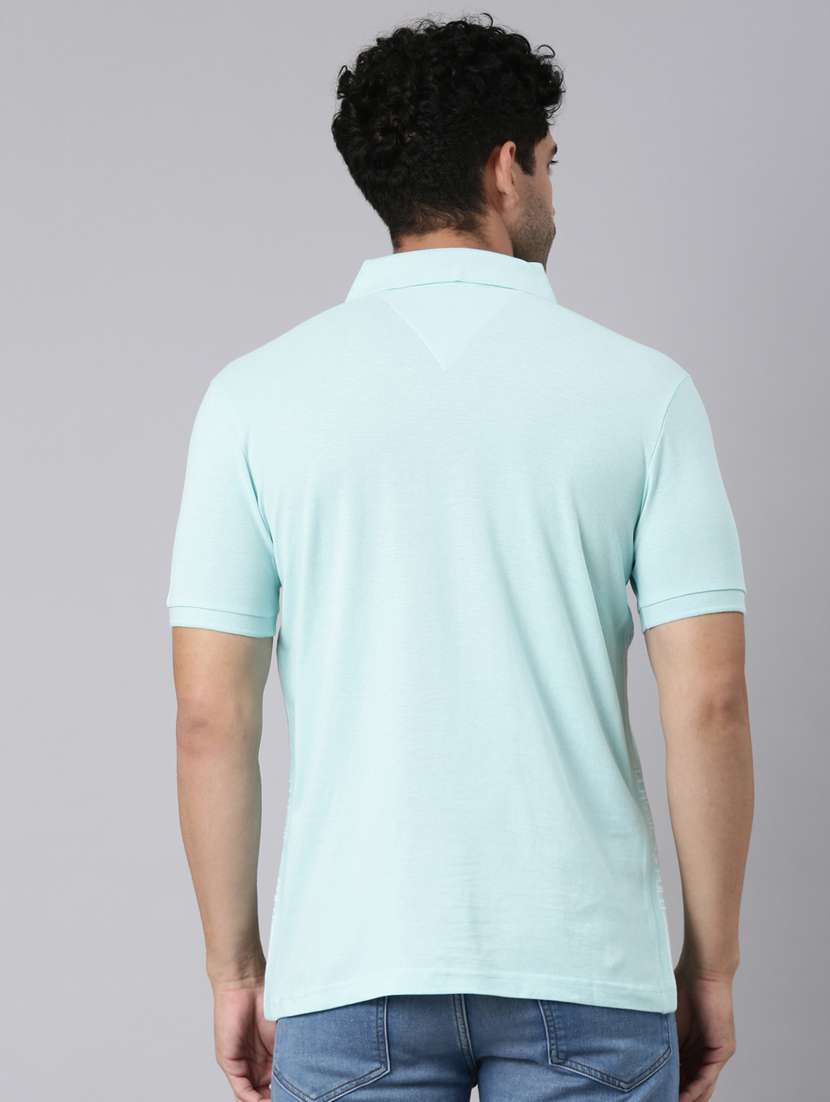 men solid short sleeve slim fit polo t-shirt - 22398092 -  Standard Image - 3