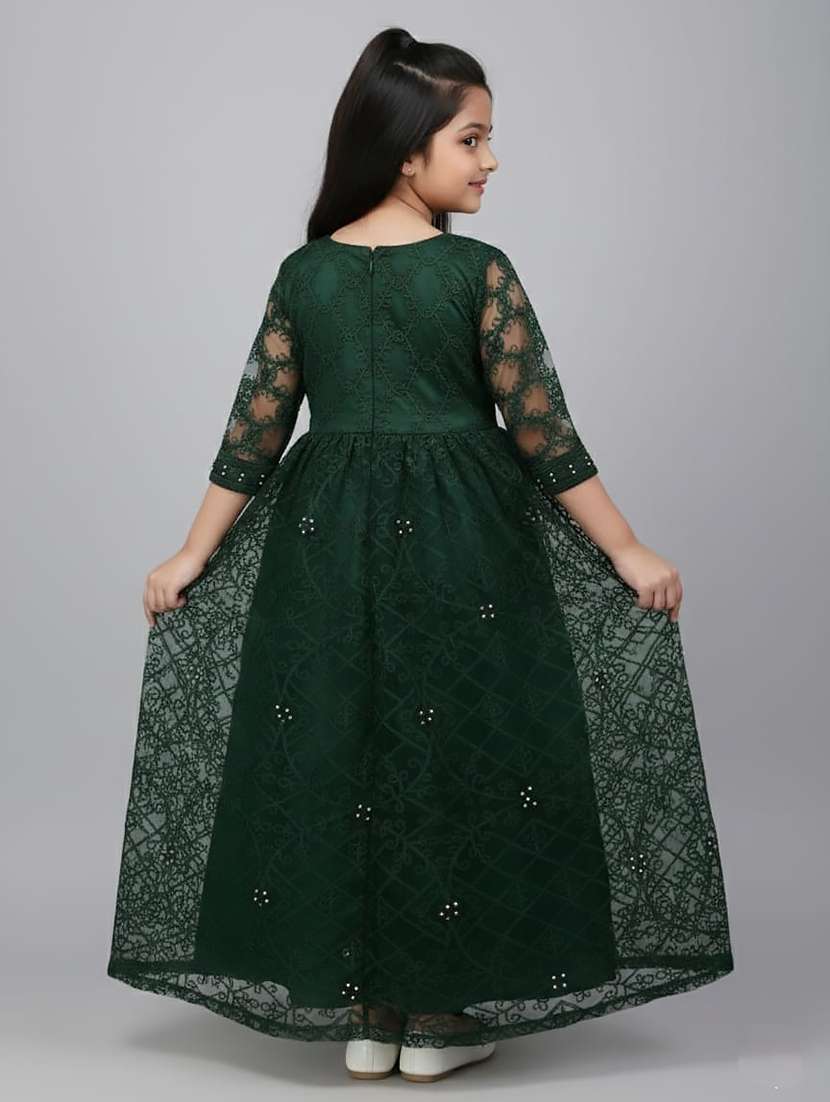  girl net party gown - 22398109 -  Standard Image - 3