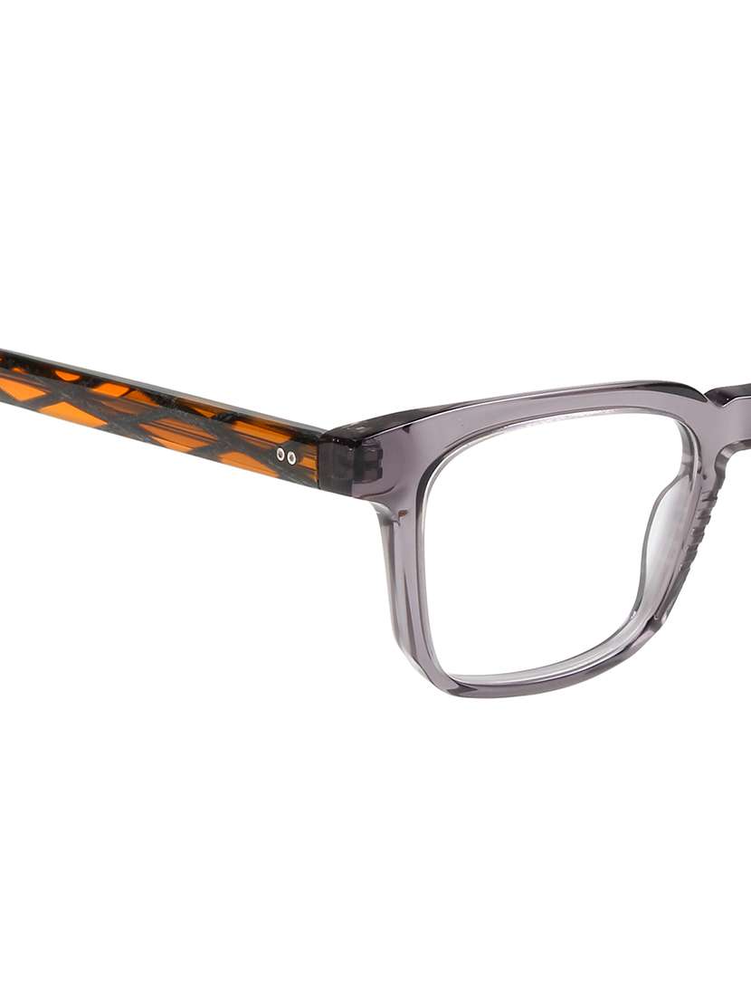 ted smith unisex grey full rim square frames - 22399011 -  Standard Image - 5