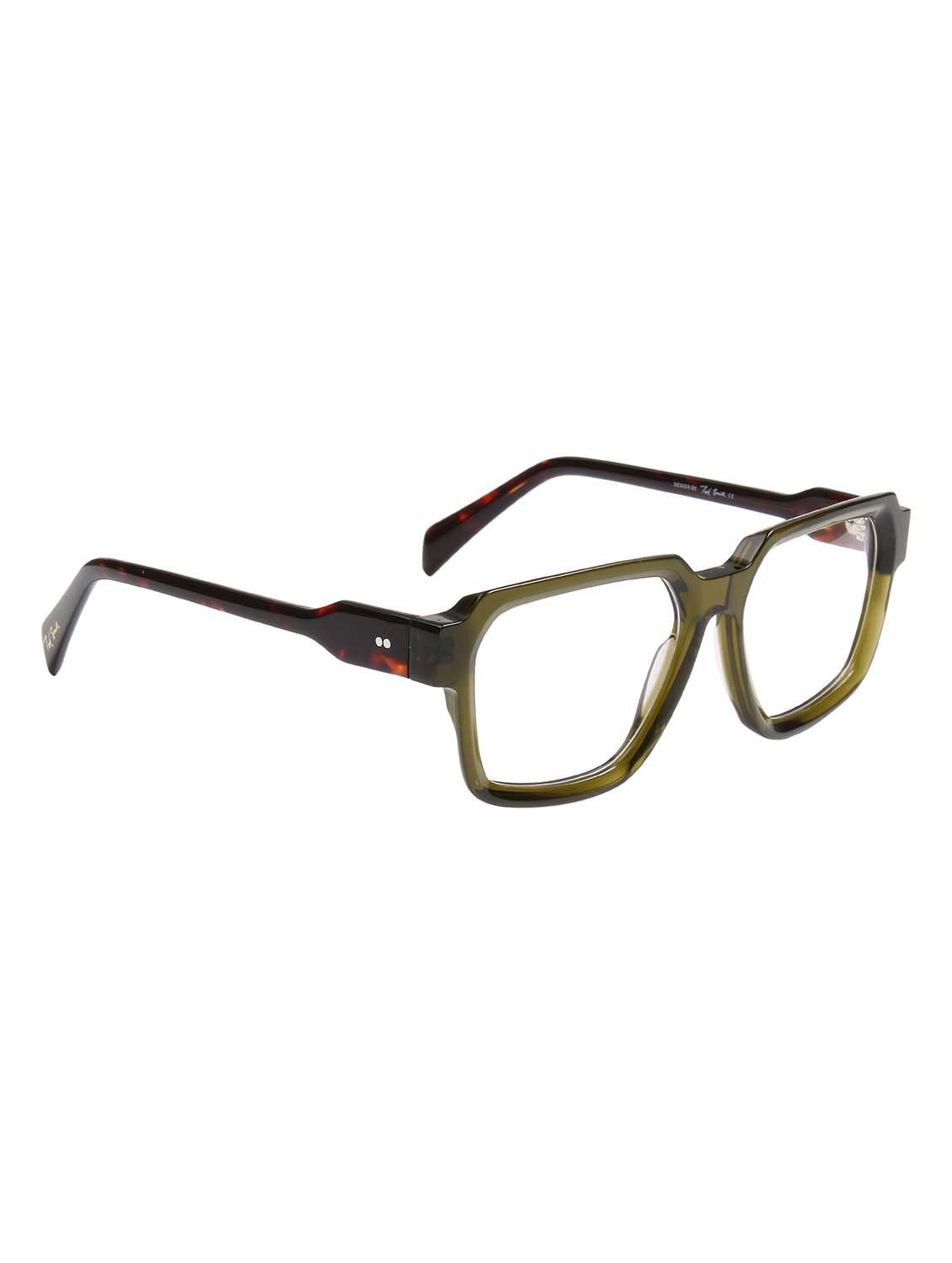 ted smith unisex full rim square spectacles frames - 22399017 -  Standard Image - 3