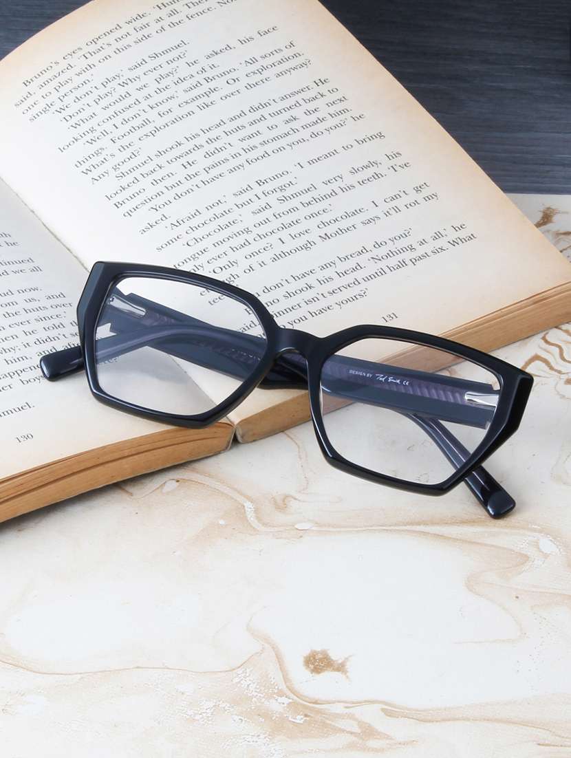 ted smith women full rim rectangle spectacle frames