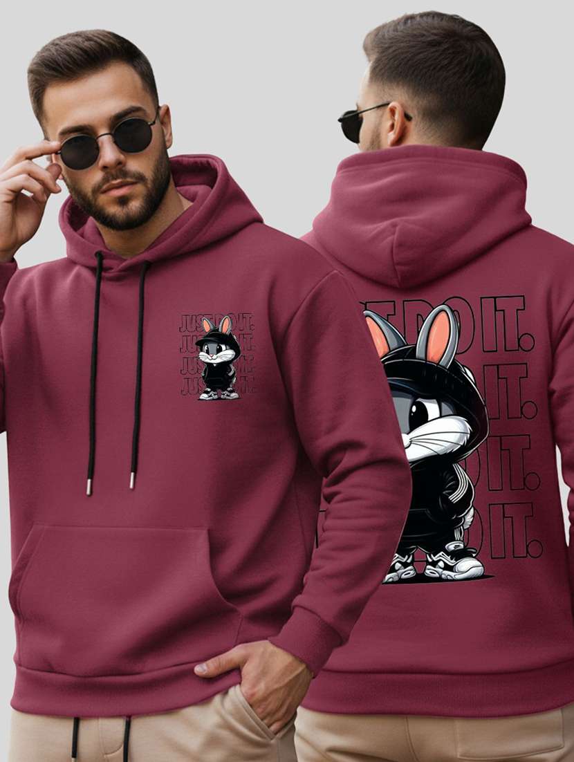 men printed long sleeve regular fit sweatshirt