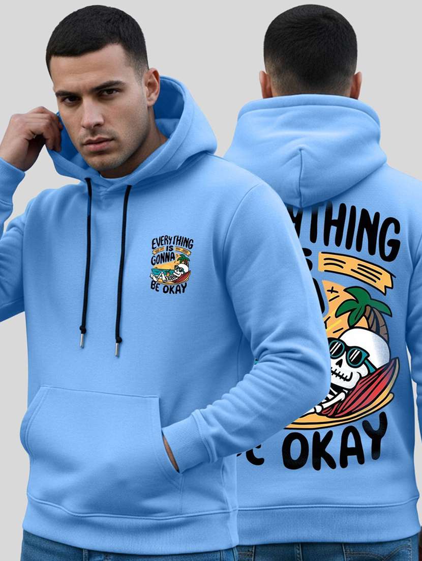 men printed long sleeve regular fit sweatshirt