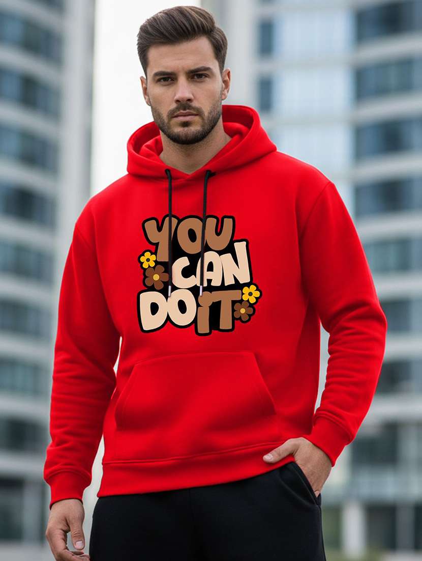 men typographic long sleeve regular fit sweatshirt