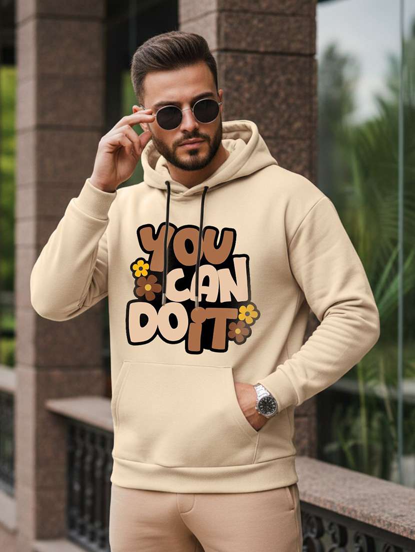 men typographic long sleeve regular fit sweatshirt