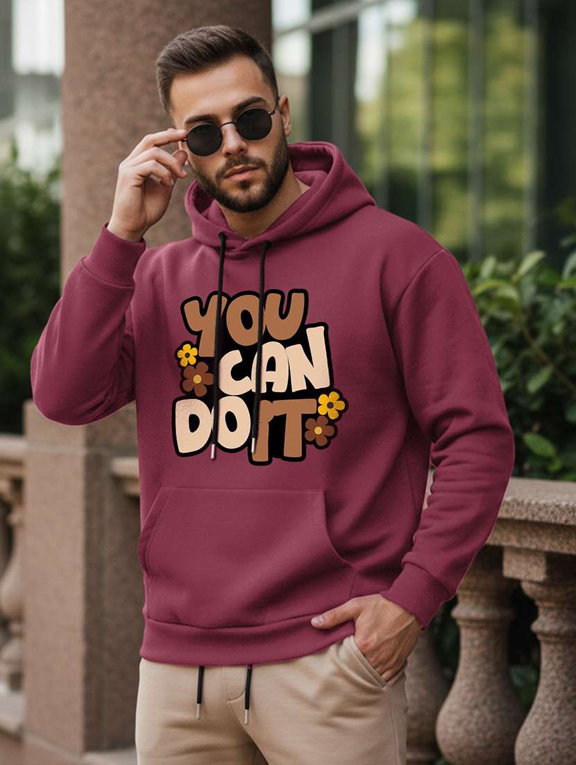 men typographic long sleeve regular fit sweatshirt
