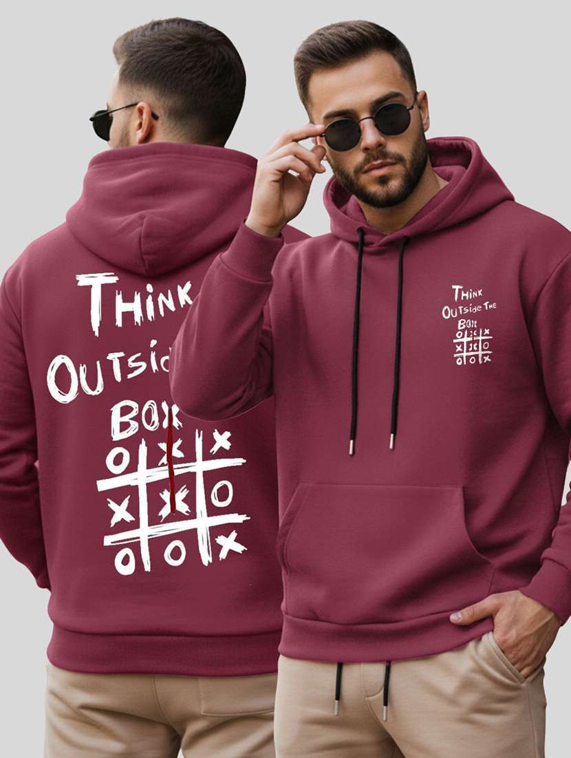 men printed long sleeve regular fit sweatshirt
