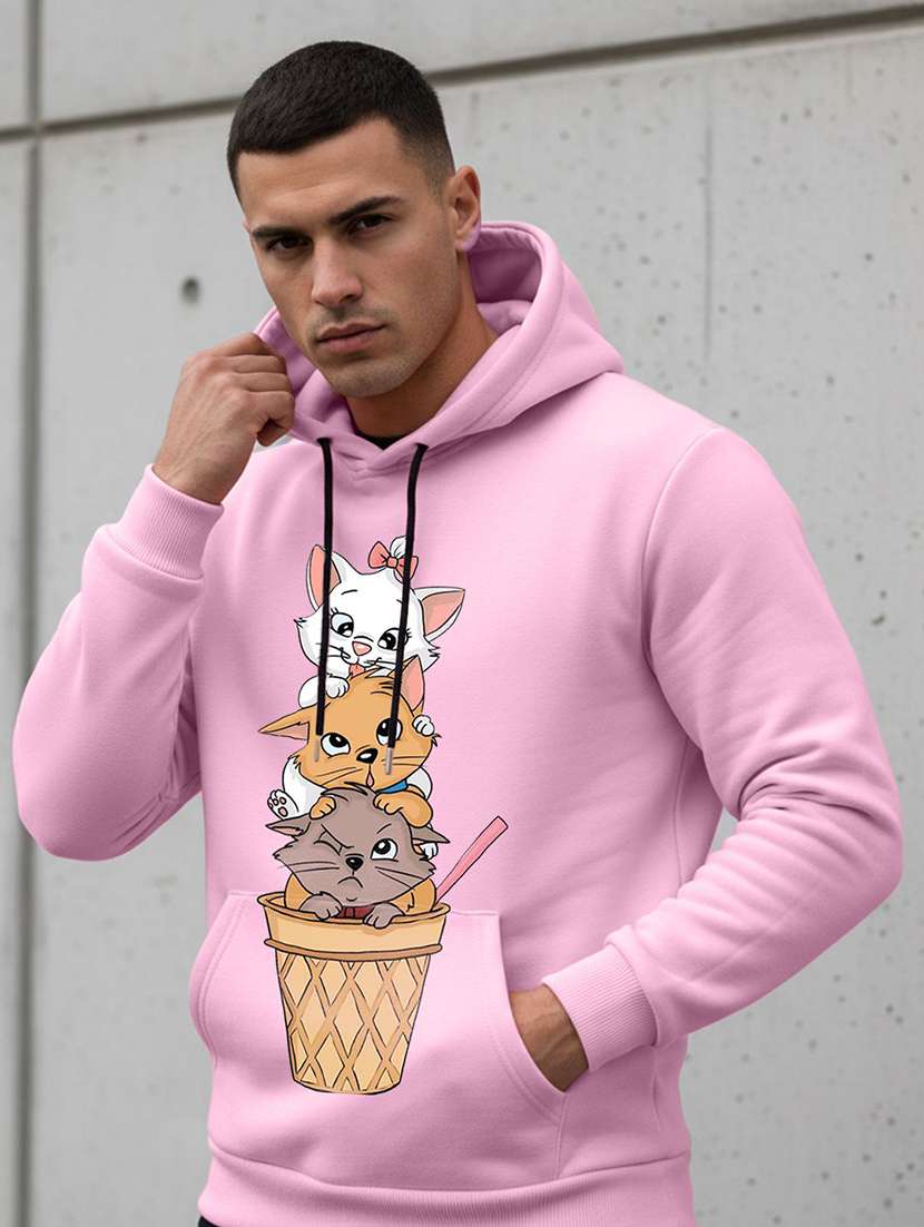 men graphic long sleeve regular fit sweatshirt