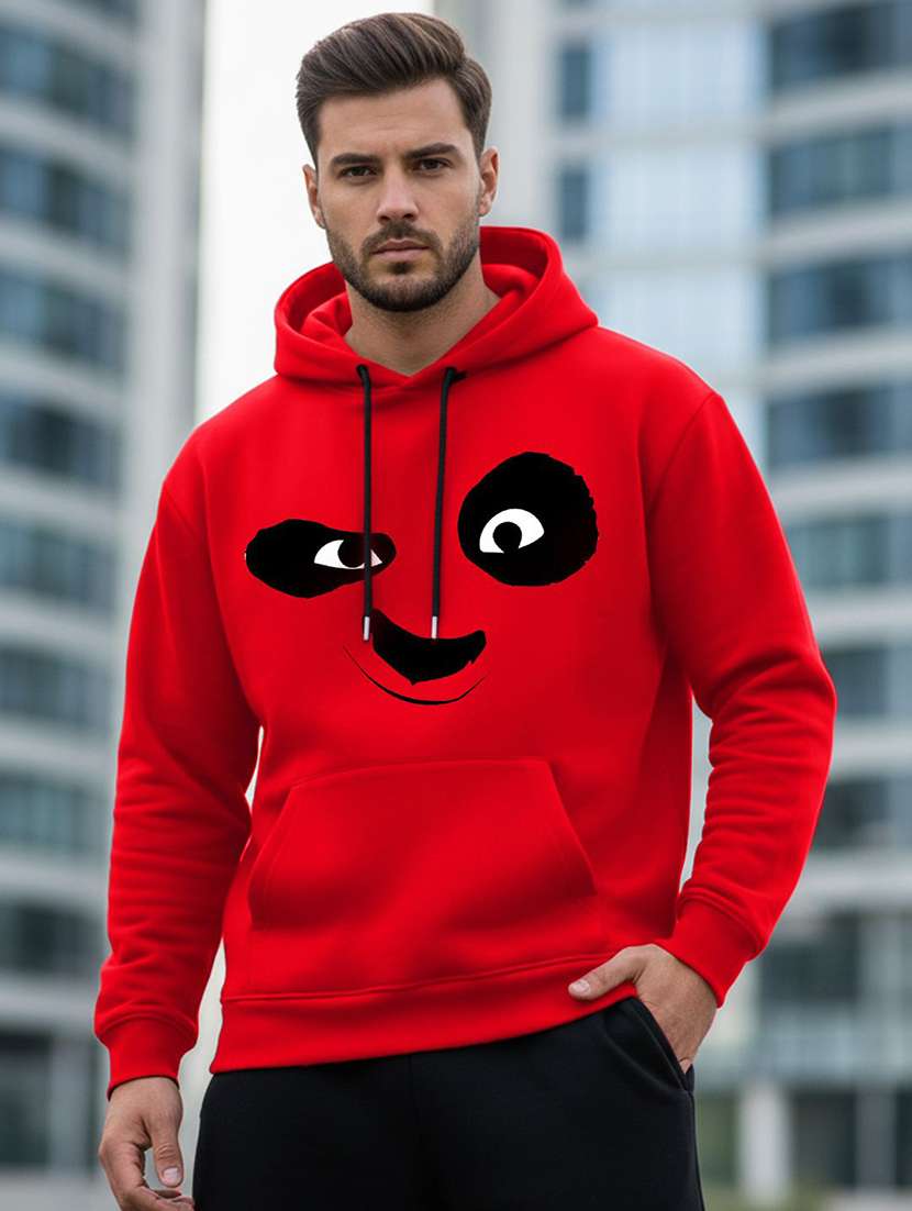 men graphic long sleeve regular fit sweatshirt