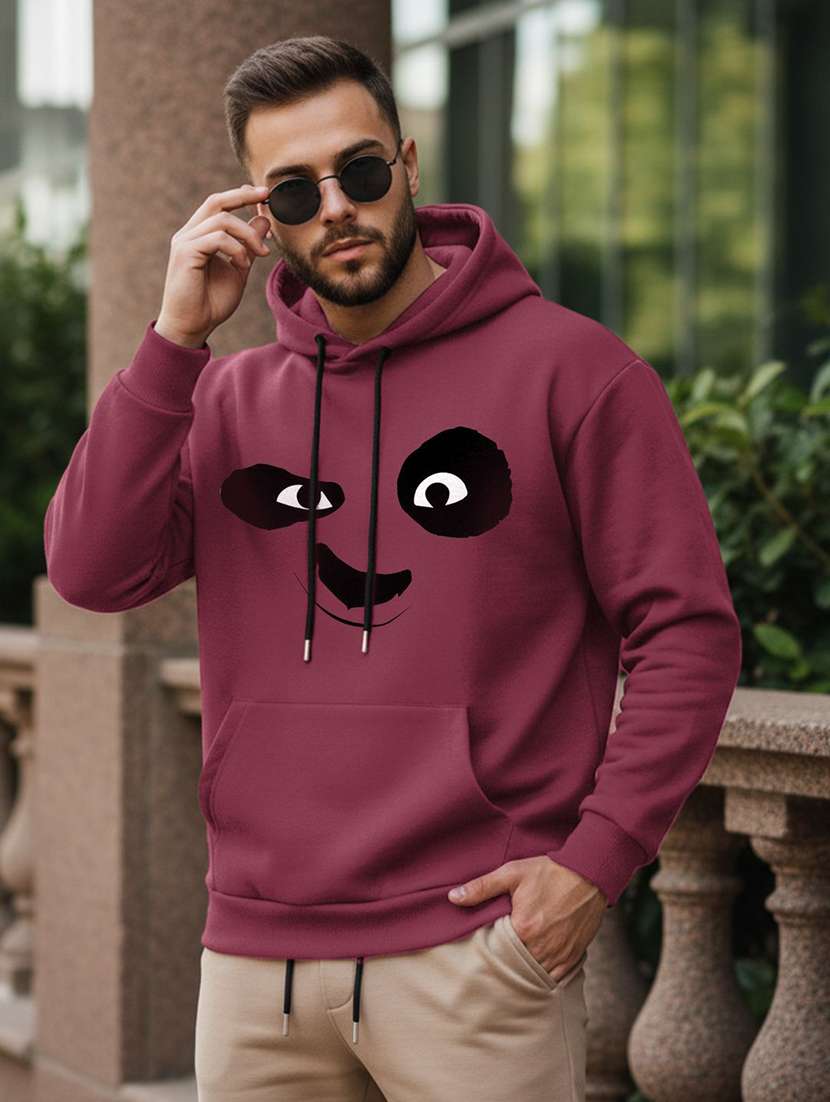 men graphic long sleeve regular fit sweatshirt
