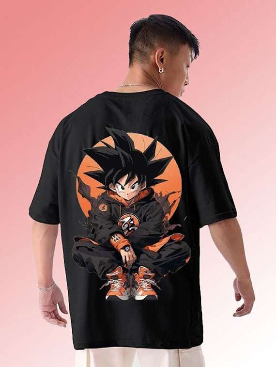 men graphic short sleeve oversized t-shirt