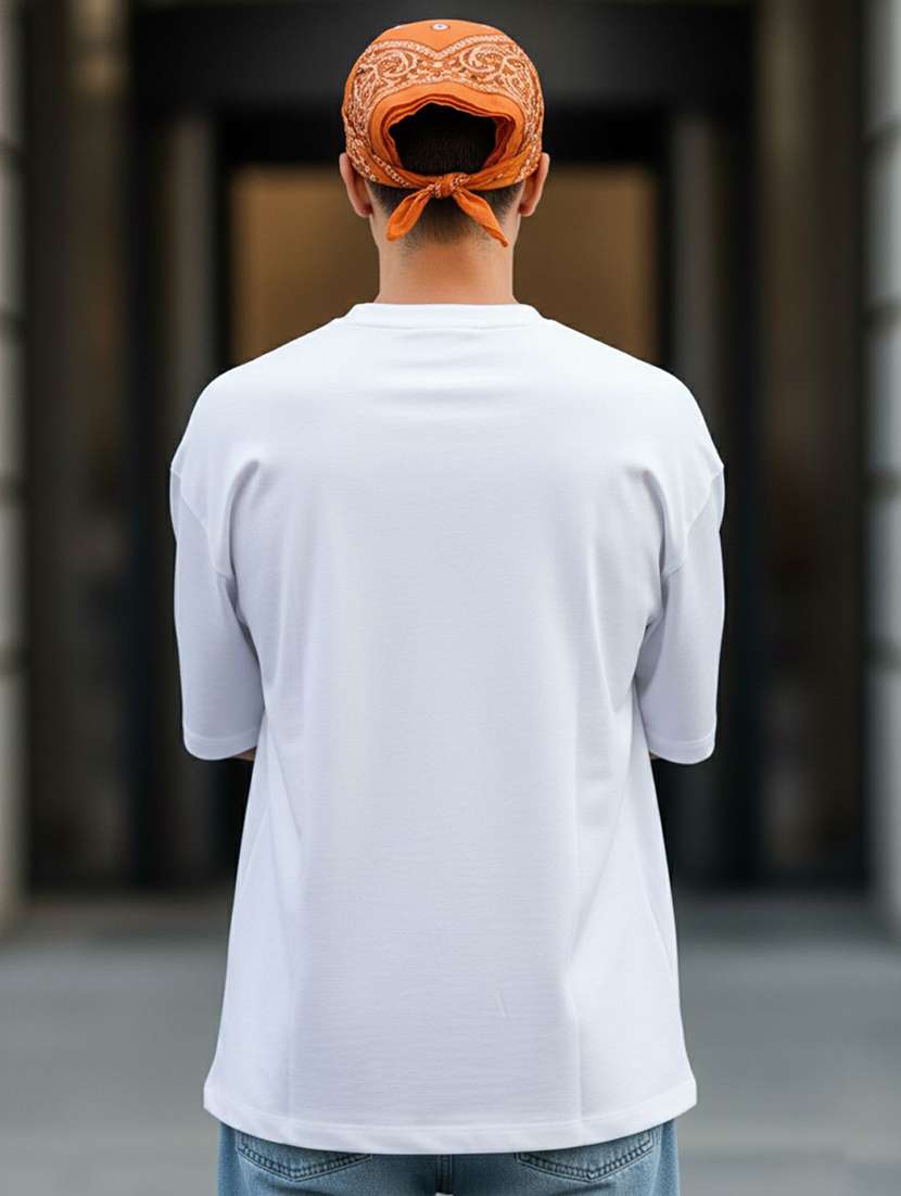 men printed short sleeve oversized t-shirt - 22399282 -  Standard Image - 3