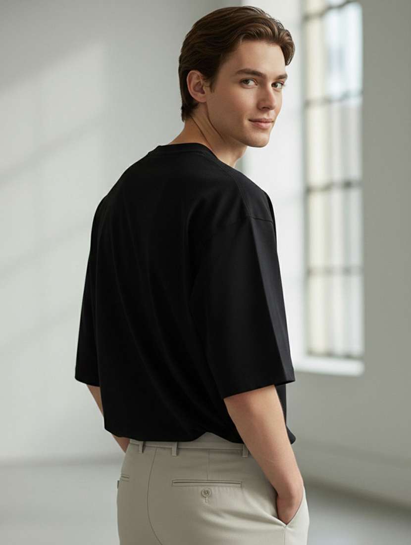 men graphic short sleeve oversized t-shirt - 22399338 -  Standard Image - 3