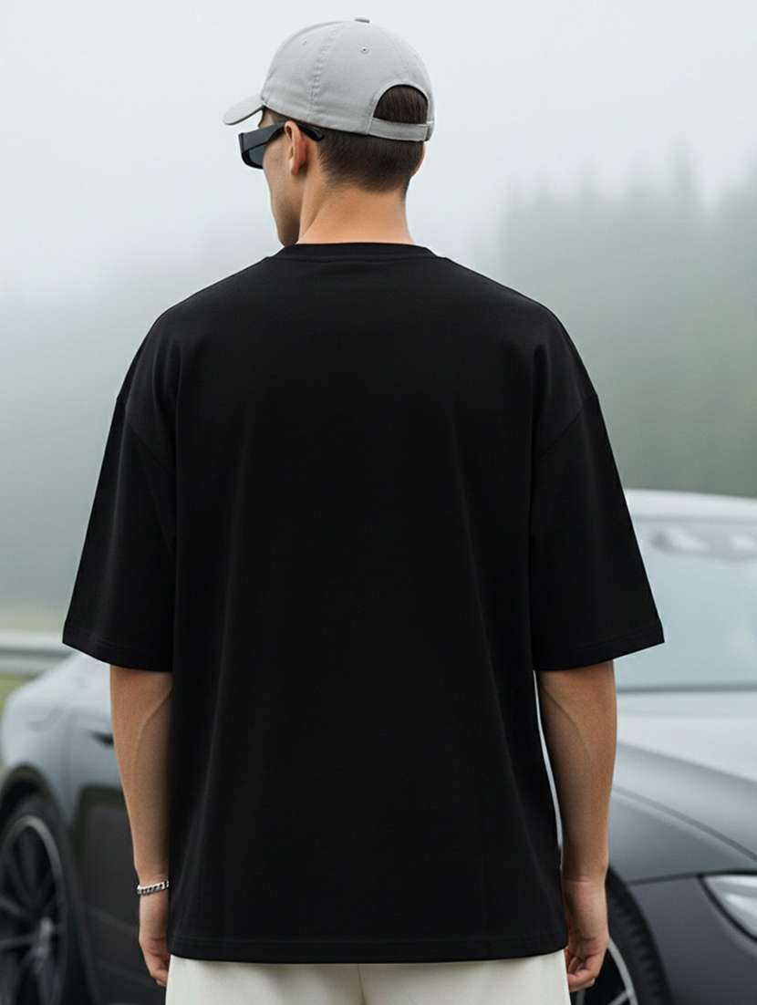 men typographic short sleeve oversized t-shirt - 22399339 -  Standard Image - 3