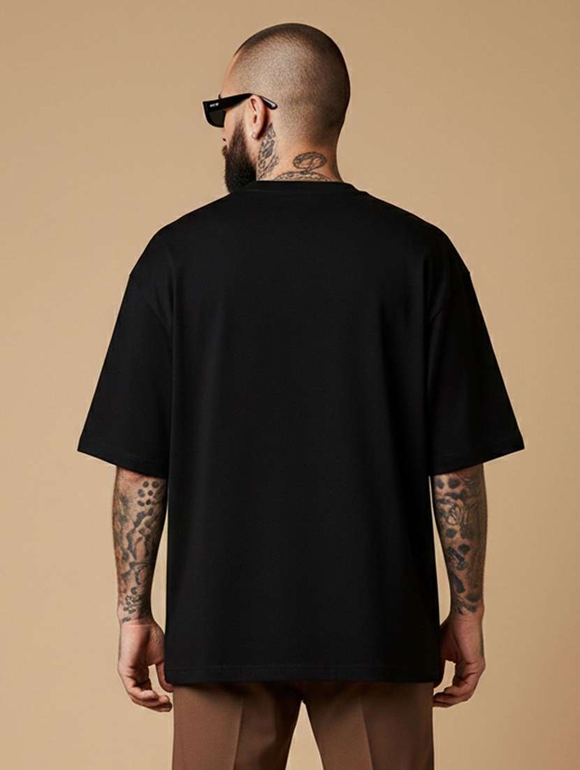 men printed short sleeve oversized t-shirt - 22399341 -  Standard Image - 3