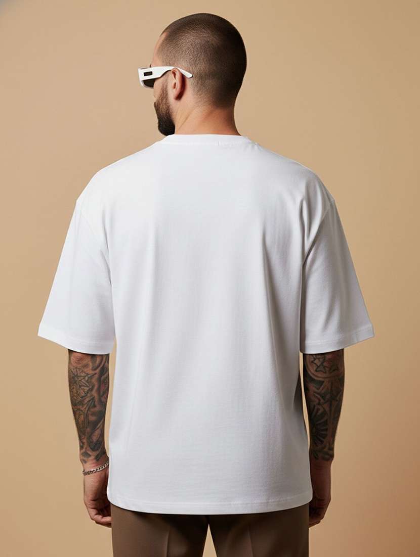 men printed short sleeve oversized t-shirt - 22399370 -  Standard Image - 3