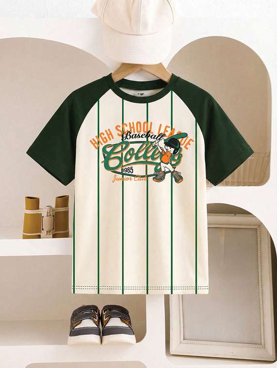 boys printed short sleeve t-shirt