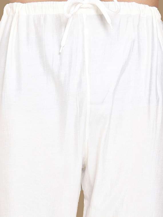 men solid with work mandarin neck kurta pyjama set - 22399467 -  Standard Image - 5