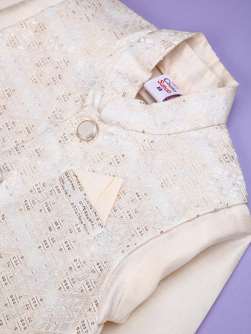cream cotton kurta sets kurtas & set - 22399493 -  Standard Image - 3
