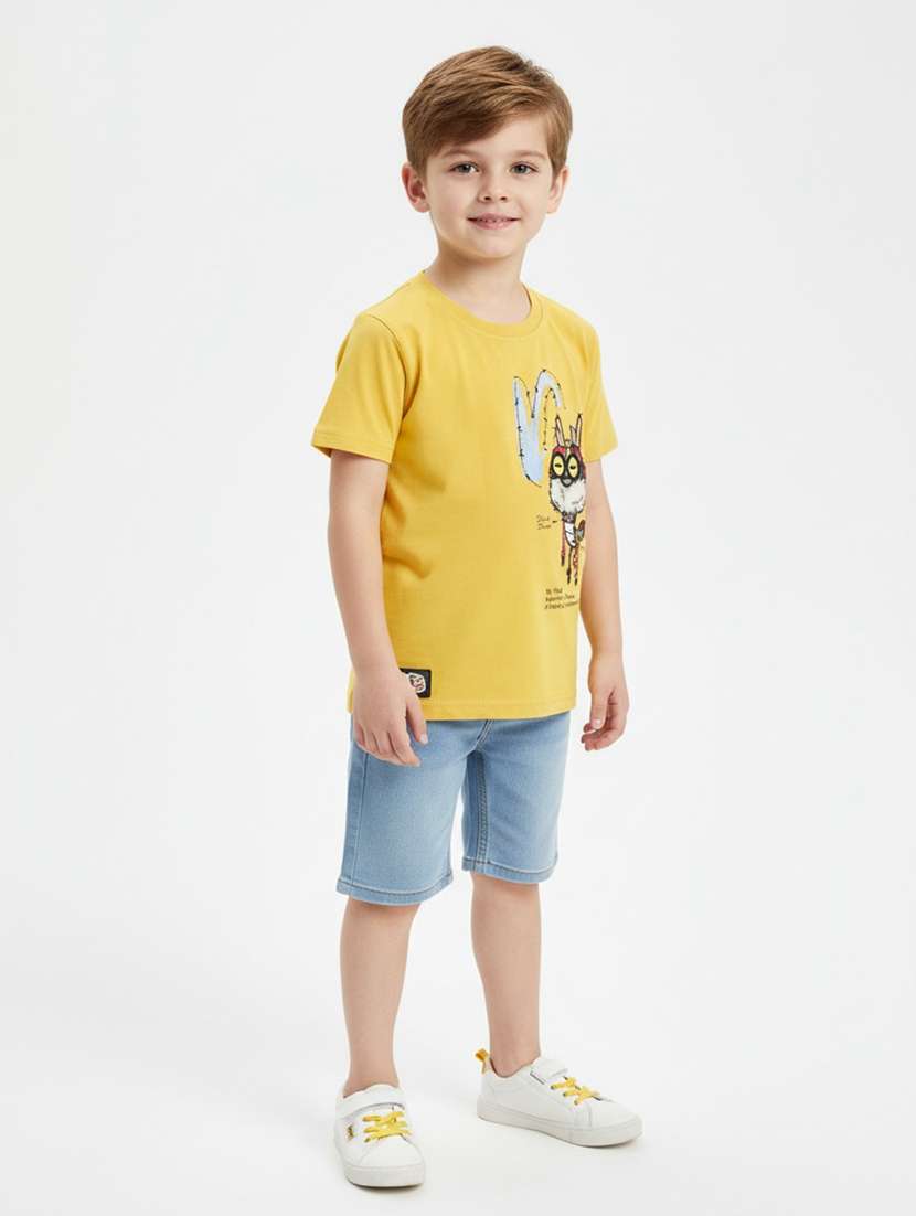 boys printed short sleeve t-shirt