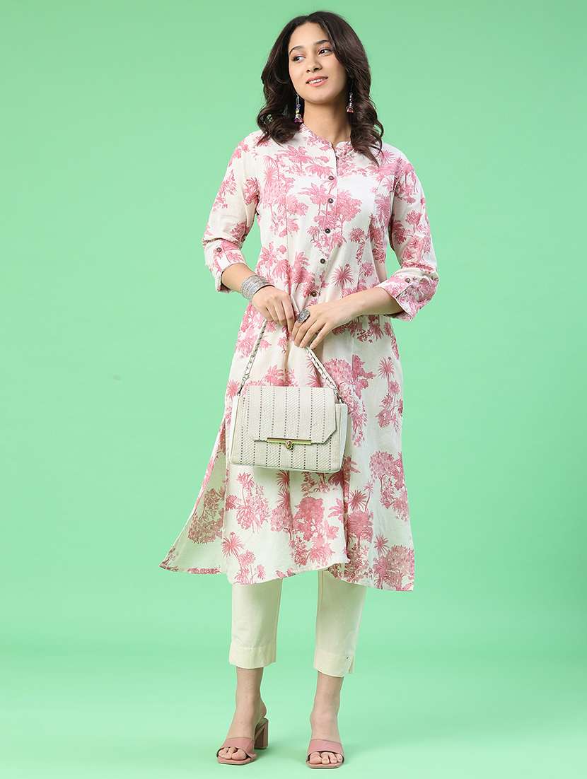 women solid mid rise tapered pant - 22399726 -  Standard Image - 5