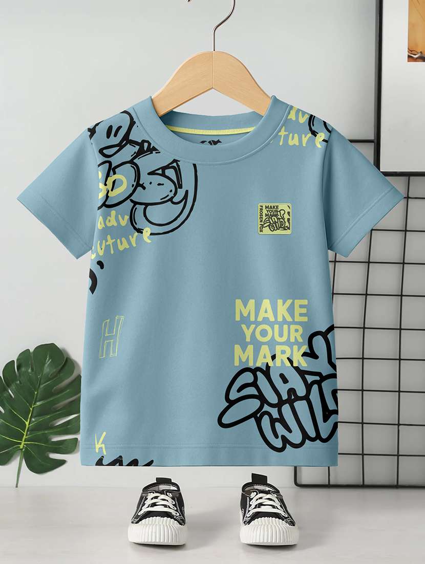 boys pack of 4 printed short sleeve t-shirt - 22400868 -  Standard Image - 3