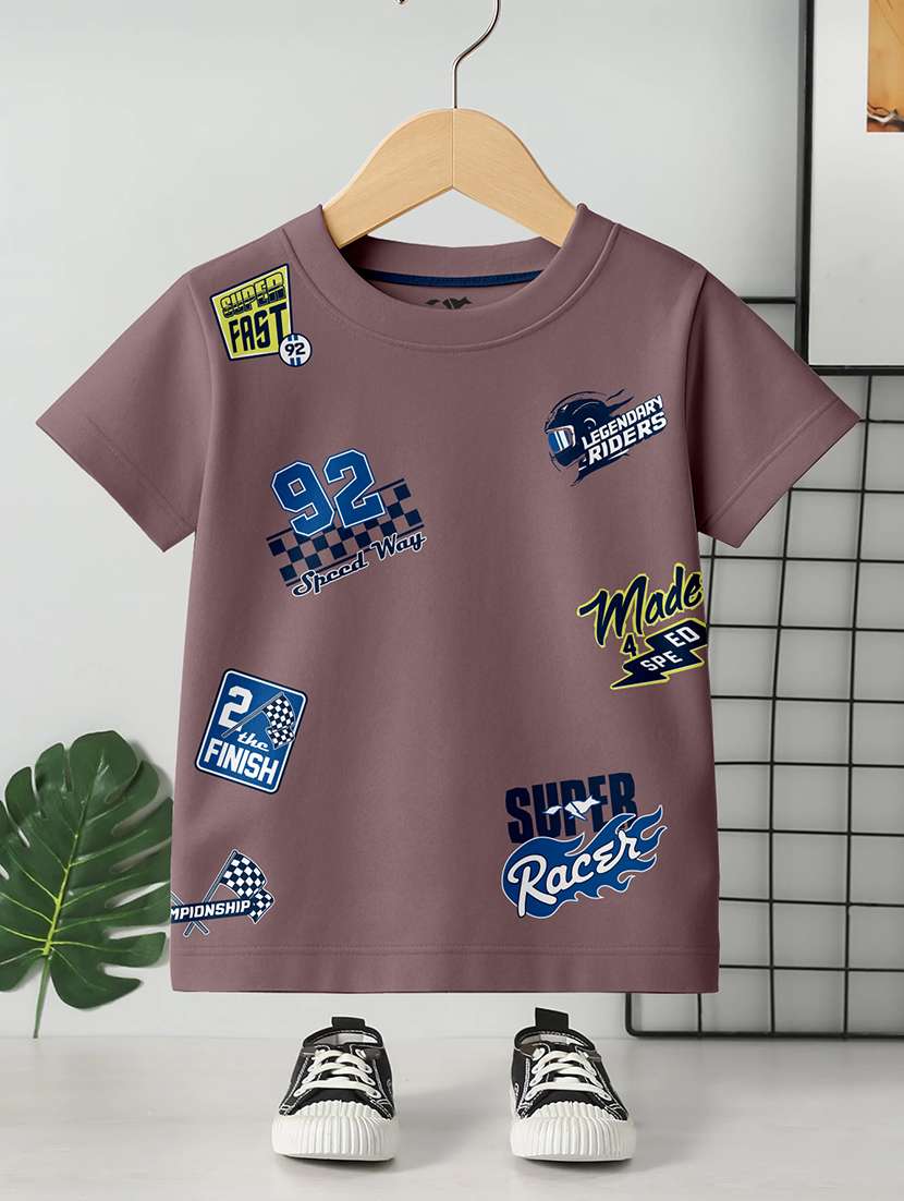 boys pack of 4 printed short sleeve t-shirt - 22400878 -  Standard Image - 3