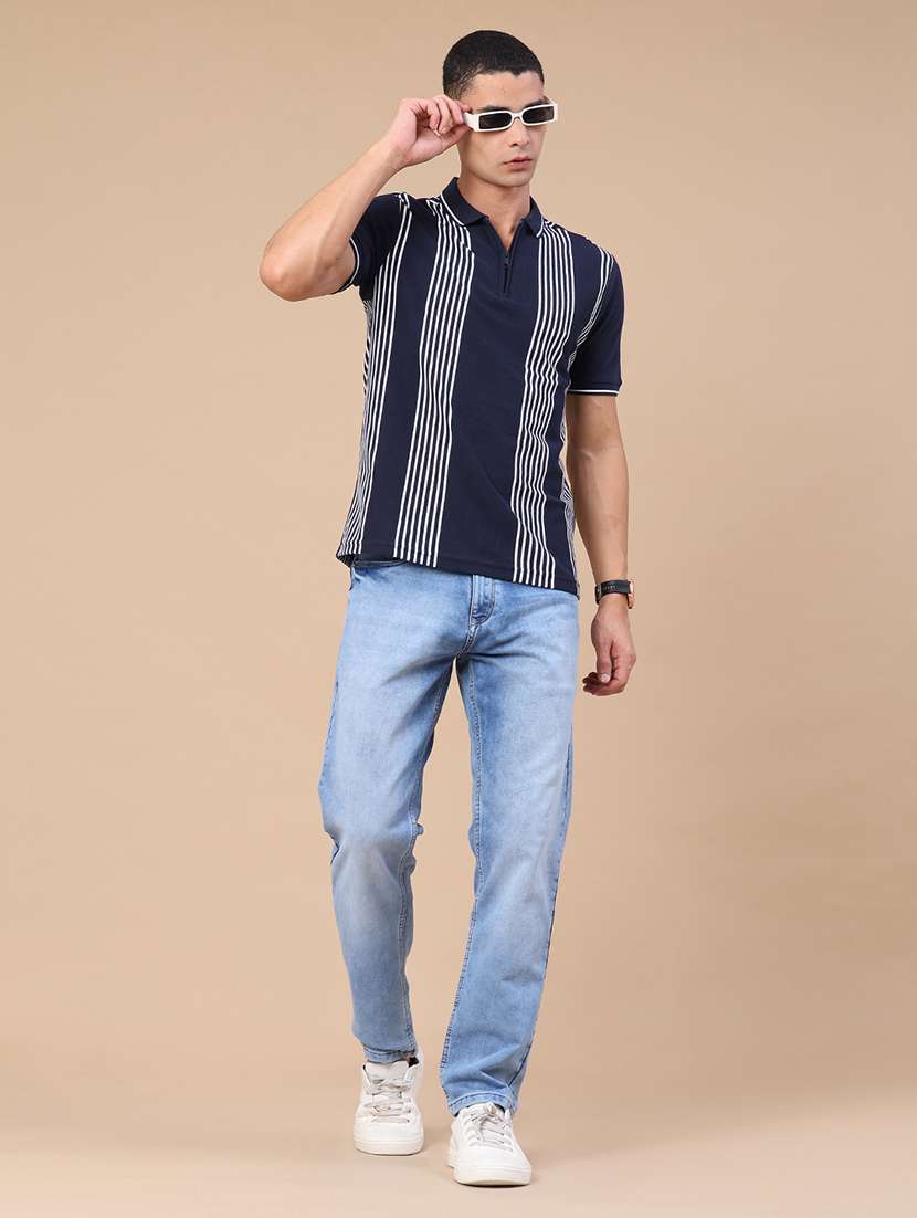 men printed short sleeves polo t-shirt - 22401178 -  Standard Image - 5